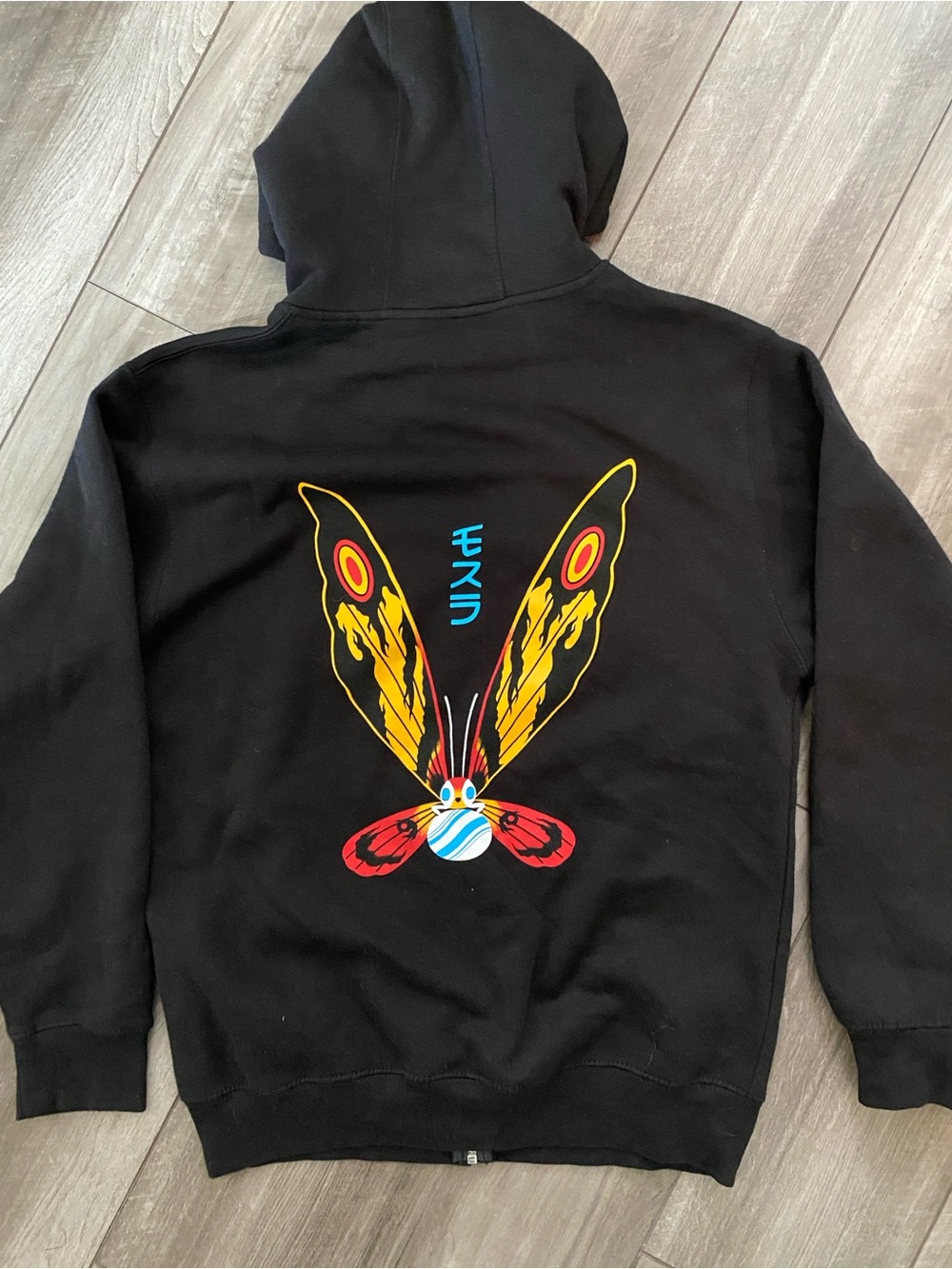 Godzilla Mothra Hoodie M 65th Anniversary Toho X Mondo Mondotees Maggie Chiang